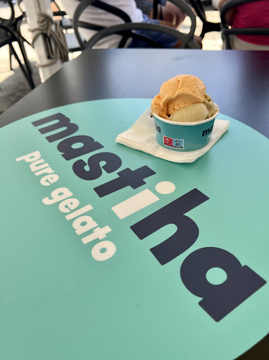 ΧΕΙΡΟΠΟΙΗΤΟ ΠΑΓΩΤΟ ΒΑΦΛΕΣ ΖΑΧΑΡΟΠΛΑΣΤΕΙΟ MASTIHA PURE GELATO ΠΑΡΟΙΚΙΑ ΠΑΡΟΣ ΜΠΟΓΙΑΤΖΗ ΚΥΡΙΑΚΗ