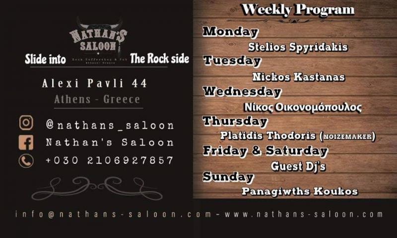 ΜΠΥΡΑΡΙΑ NATHAN'S SALOON ΑΜΠΕΛΟΚΗΠΟΙ ΑΤΤΙΚΗ